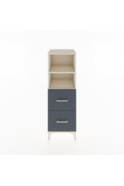 Hyperion Dolap 2 Raflı 2 Çekmeceli 44x44x134 Aytaşı-Antrasit