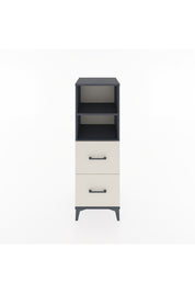 Hyperion Dolap 2 Raflı 2 Çekmeceli 44x44x134 Antrasit-Aytaşı