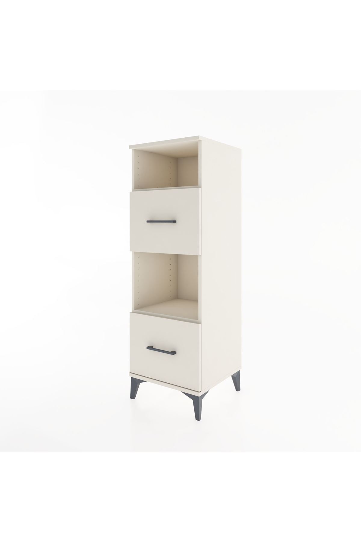 Hyperion Dolap 2 Raflı 2 Çekmeceli 44x44x134 Aytaşı-Aytaşı