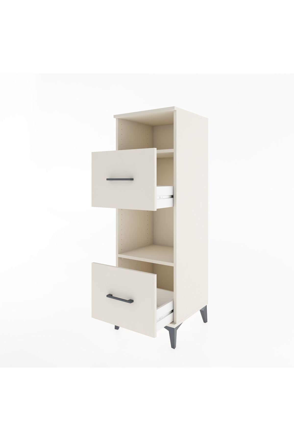 Hyperion Dolap 2 Raflı 2 Çekmeceli 44x44x134 Aytaşı-Aytaşı