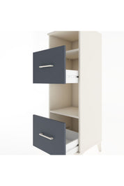 Hyperion Dolap 2 Raflı 2 Çekmeceli 44x44x134 Aytaşı-Antrasit