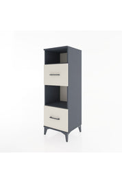 Hyperion Dolap 2 Raflı 2 Çekmeceli 44x44x134 Antrasit-Aytaşı