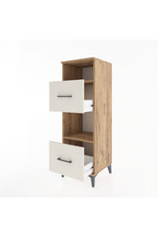 Hyperion Dolap 2 Raflı 2 Çekmeceli 44x44x134 Çam-Aytaşı