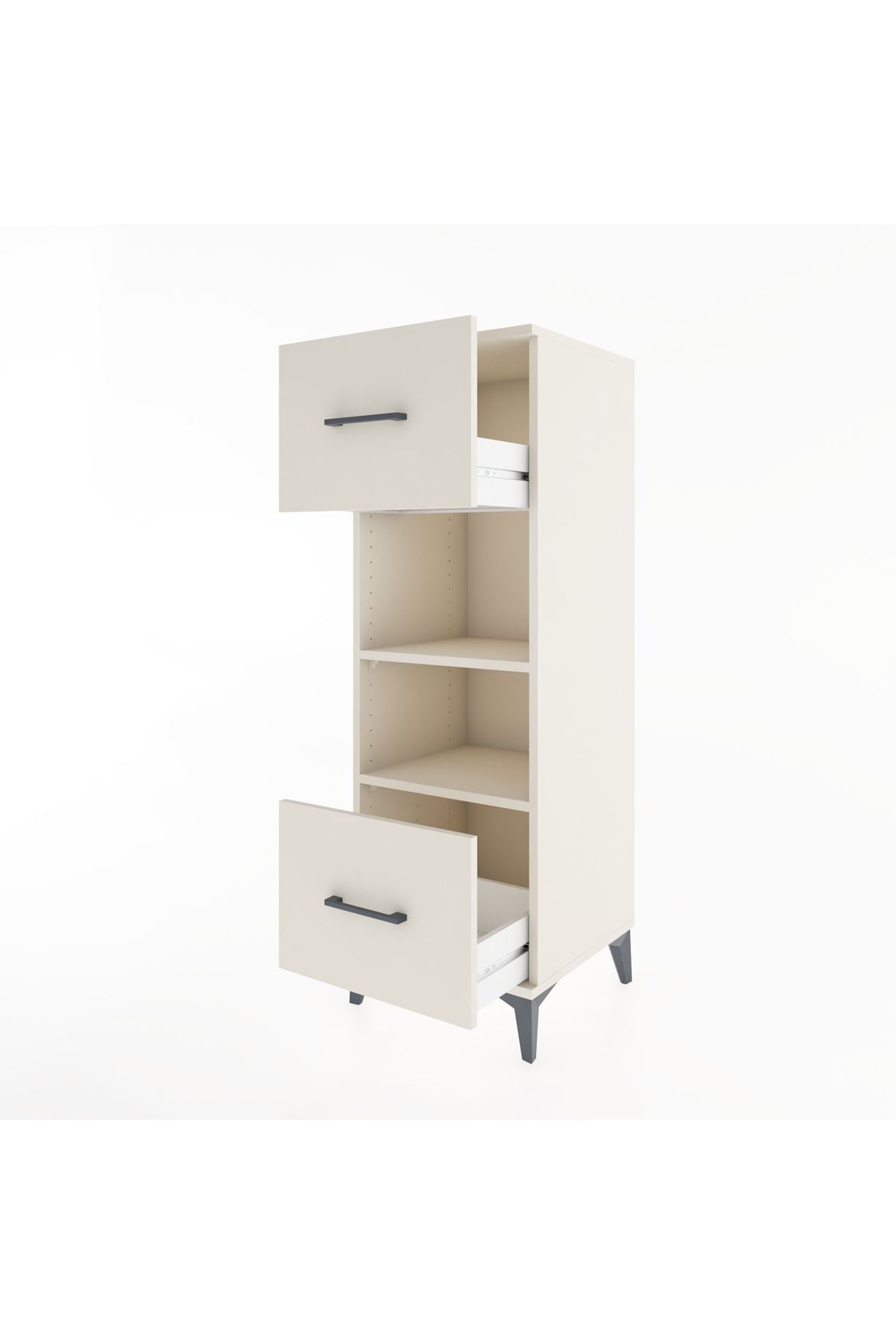 Hyperion Dolap 2 Raflı 2 Çekmeceli 44x44x134 Aytaşı-Aytaşı