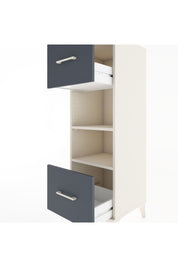 Hyperion Dolap 2 Raflı 2 Çekmeceli 44x44x134 Aytaşı-Antrasit