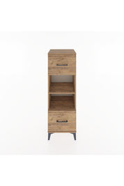Hyperion Dolap 2 Raflı 2 Çekmeceli 44x44x134 Çam-Çam