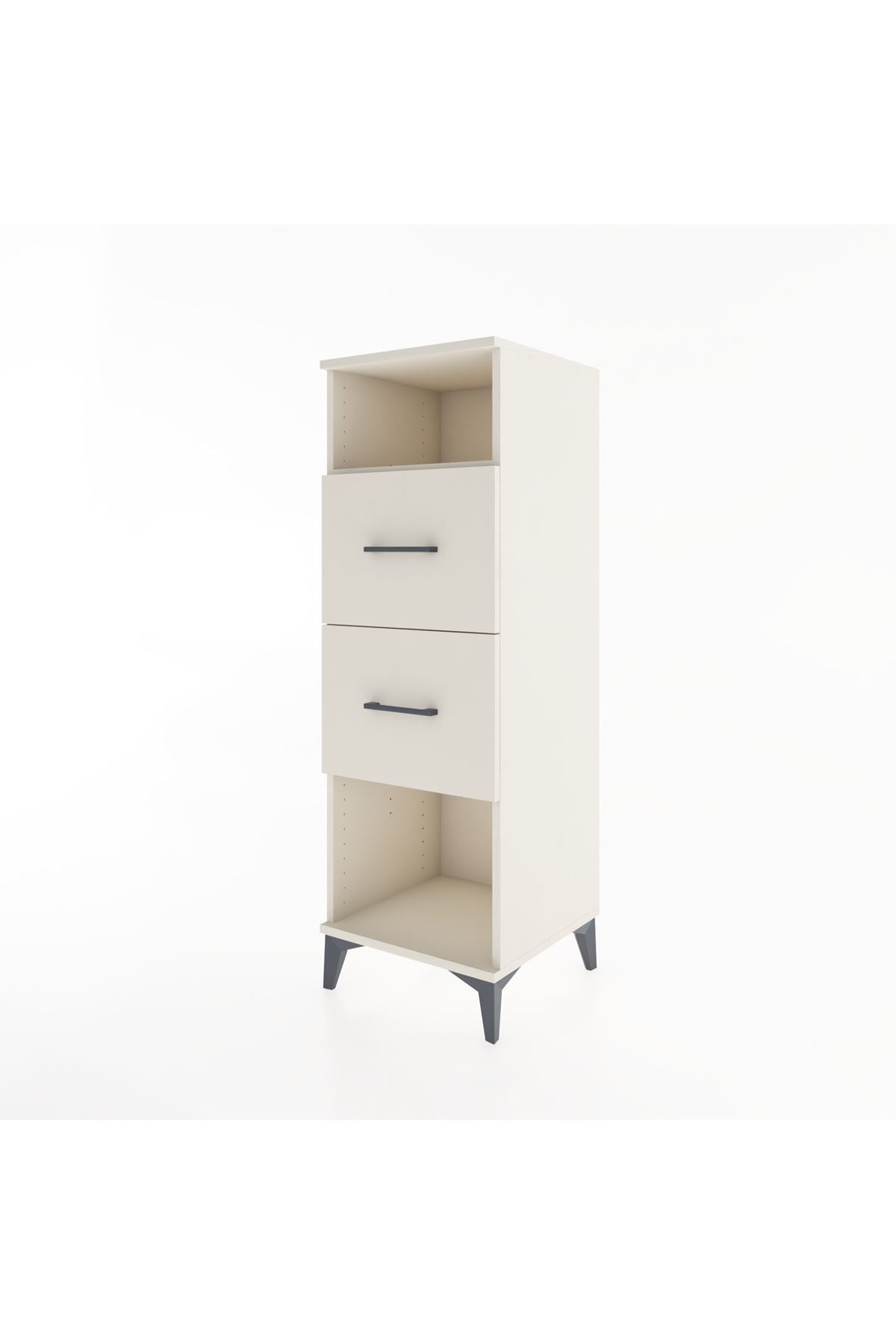 Hyperion Dolap Tek Raflı 2 Çekmeceli 44x44x134 - S49M028V1B