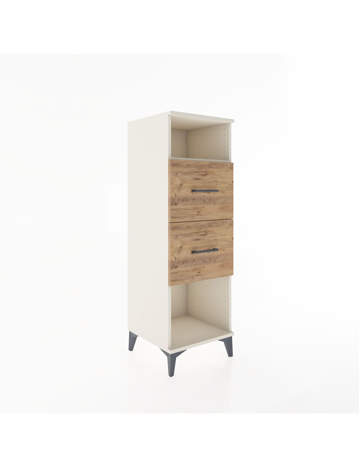 Hyperion Dolap Tek Raflı 2 Çekmeceli 44x44x134 - S49M028V3B