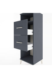 Hyperion Dolap Tek Raflı 2 Çekmeceli 44x44x134 - S49M028V5B