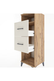 Hyperion Dolap Tek Raflı 2 Çekmeceli 44x44x134 - S49M028V7B
