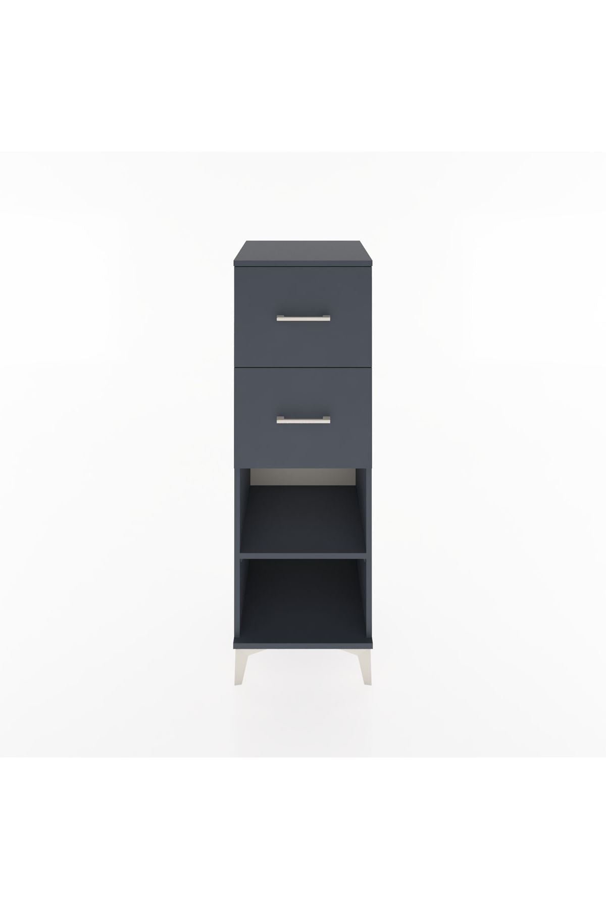 Hyperion Dolap Tek Raflı 2 Çekmeceli 44x44x134 - S49M029V5B