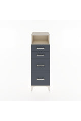 Hyperion Dolap Tek Raflı 4 Çekmeceli 44x44x134