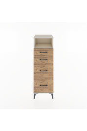 Hyperion Dolap Tek Raflı 4 Çekmeceli 44x44x134 Aytaşı-Çam