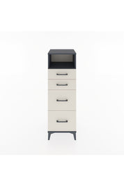 Hyperion Dolap Tek Raflı 4 Çekmeceli 44x44x134 Antrasit-Aytaşı