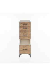 Hyperion Dolap Tek Raflı 4 Çekmeceli 44x44x134 Aytaşı-Çam