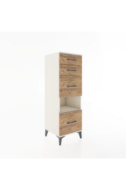 Hyperion Dolap Tek Raflı 4 Çekmeceli 44x44x134 Aytaşı-Çam