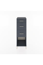 Hyperion Dolap 3 Çekmeceli 44x44x134 Antrasit-Antrasit