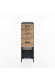 Hyperion Dolap 3 Çekmeceli 44x44x134 Antrasit-Çam