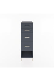 Hyperion Dolap 4 Çekmeceli 44x44x134 Antrasit-Antrasit