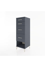 Hyperion Dolap 4 Çekmeceli 44x44x134 Antrasit-Antrasit