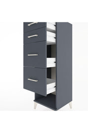 Hyperion Dolap 4 Çekmeceli 44x44x134 Antrasit-Antrasit
