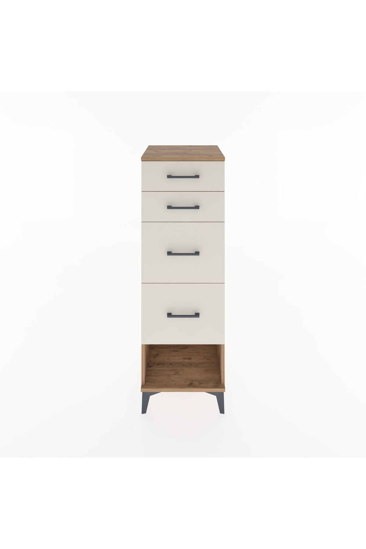 Hyperion Dolap 4 Çekmeceli 44x44x134 Çam-Aytaşı