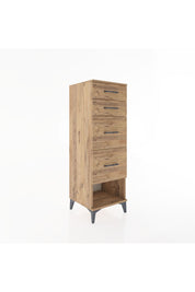 Hyperion Dolap 4 Çekmeceli 44x44x134 Çam-Çam