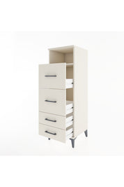 Hyperion Dolap Tek Raflı 4 Çekmeceli 44x44x134 Aytaşı-Aytaşı
