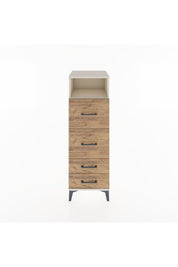 Hyperion Dolap Tek Raflı 4 Çekmeceli 44x44x134 Aytaşı-Çam