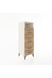 Hyperion Dolap Tek Raflı 4 Çekmeceli 44x44x134 Aytaşı-Çam