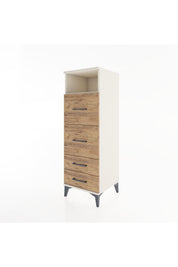 Hyperion Dolap Tek Raflı 4 Çekmeceli 44x44x134 Aytaşı-Çam