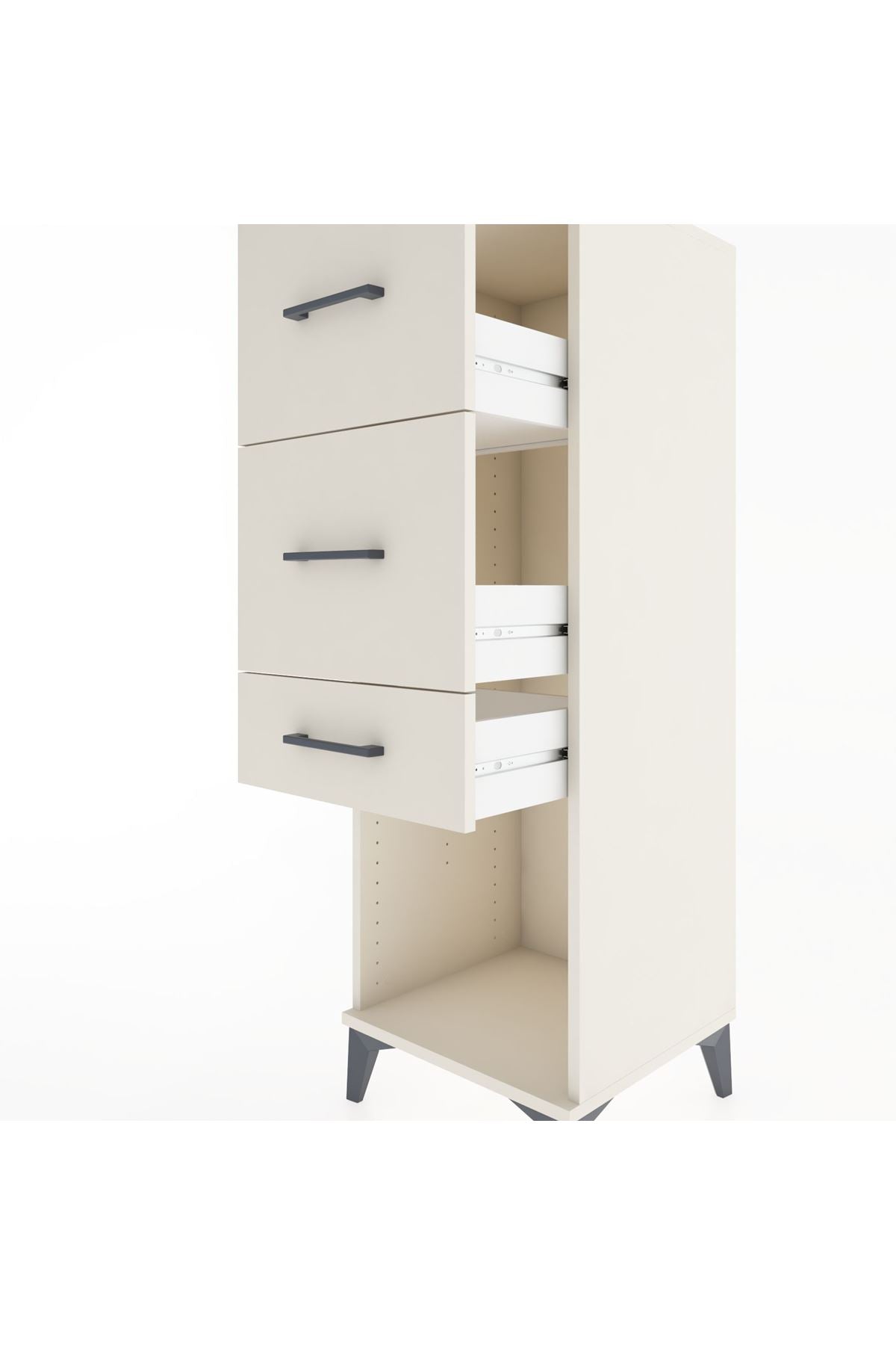 Hyperion Dolap 3 Çekmeceli 44x44x134 Aytaşı-Aytaşı