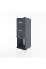 Hyperion Dolap 3 Çekmeceli 44x44x134 Antrasit-Antrasit