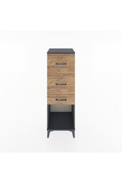 Hyperion Dolap 3 Çekmeceli 44x44x134 Antrasit-Çam