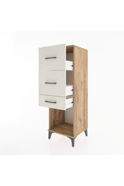 Hyperion Dolap 3 Çekmeceli 44x44x134 Çam-Aytaşı