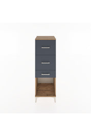 Hyperion Dolap 3 Çekmeceli 44x44x134 Çam-Antrasit