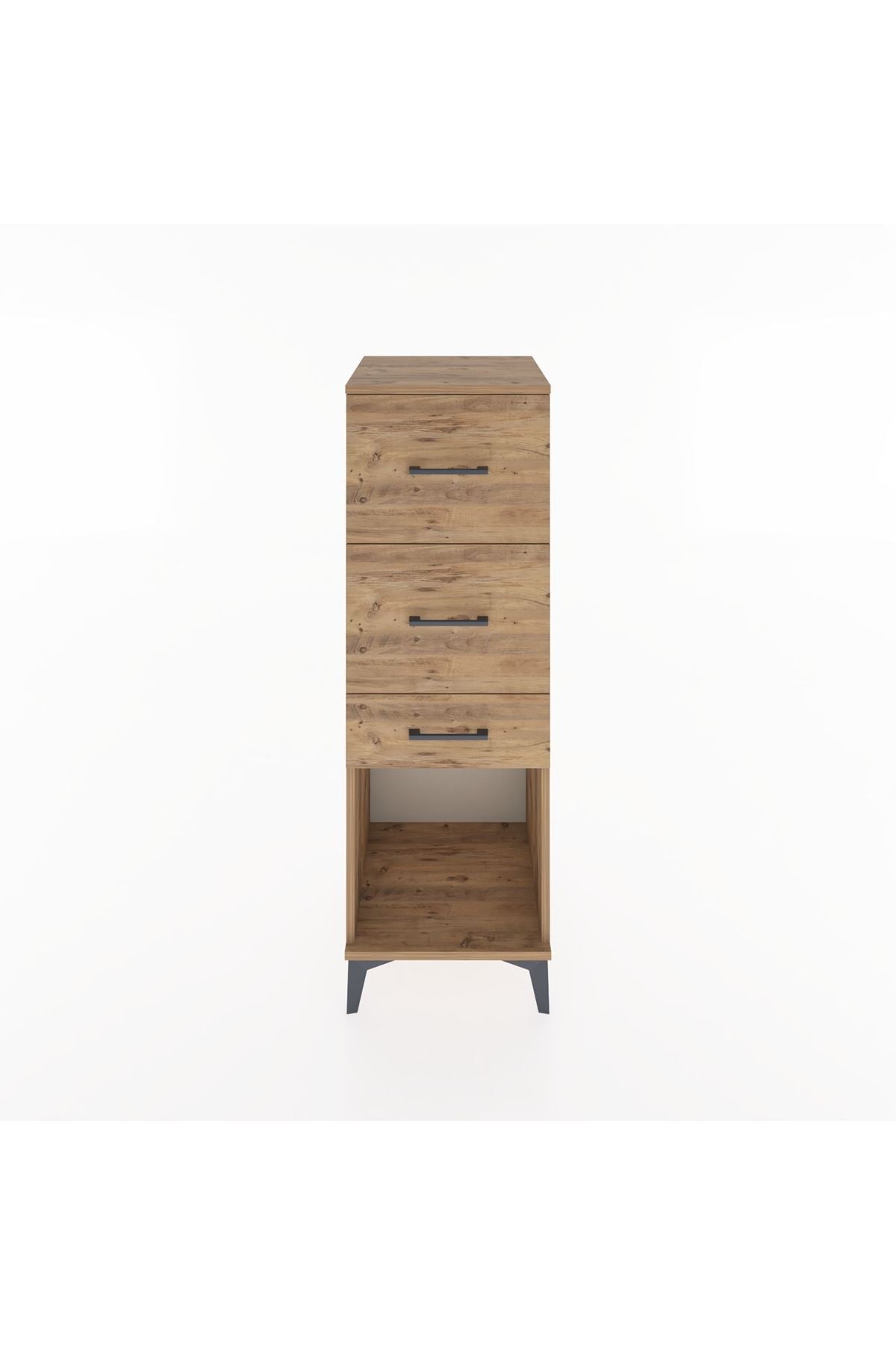 Hyperion Dolap 3 Çekmeceli 44x44x134 Çam-Çam