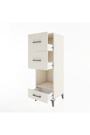 Hyperion Dolap Tek Raflı 3 Çekmeceli 44x44x134 - S49M038V1B