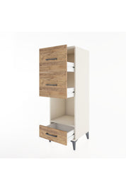 Hyperion Dolap Tek Raflı 3 Çekmeceli 44x44x134 Aytaşı-Çam