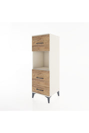 Hyperion Dolap Tek Raflı 3 Çekmeceli 44x44x134 Aytaşı-Çam