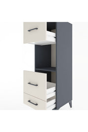 Hyperion Dolap Tek Raflı 3 Çekmeceli 44x44x134 - S49M039V4B
