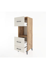 Hyperion Dolap Tek Raflı 3 Çekmeceli 44x44x134 - S49M039V7B