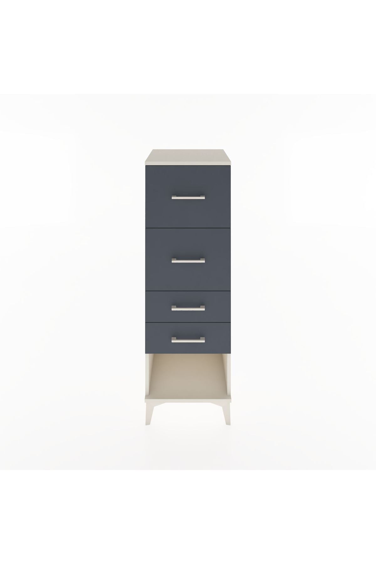 Hyperion Dolap 4 Çekmeceli 44x44x134 Aytaşı-Antrasit