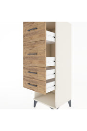 Hyperion Dolap 4 Çekmeceli 44x44x134 Aytaşı-Çam