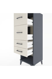 Hyperion Dolap 4 Çekmeceli 44x44x134 Antrasit-Aytaşı