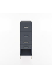 Hyperion Dolap 4 Çekmeceli 44x44x134 Antrasit-Antrasit