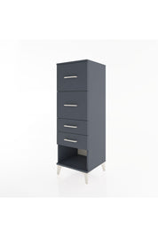 Hyperion Dolap 4 Çekmeceli 44x44x134 Antrasit-Antrasit