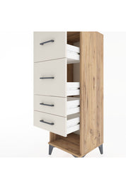 Hyperion Dolap 4 Çekmeceli 44x44x134 Çam-Aytaşı