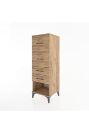 Hyperion Dolap 4 Çekmeceli 44x44x134 Çam-Çam