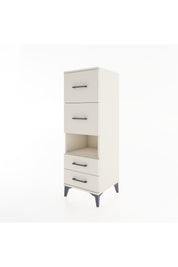 Hyperion Dolap Tek Raflı 4 Çekmeceli 44x44x134 Aytaşı-Aytaşı